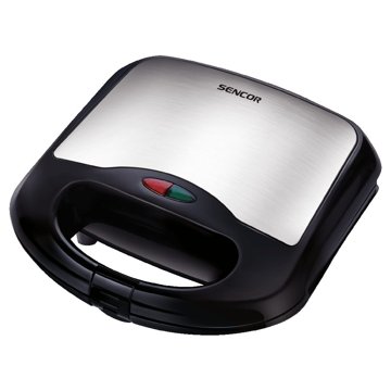 SENCOR SSM 4220SS inox szendvicssütő tapadásmentes sütőlapokkal