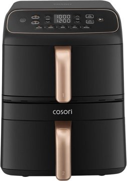 COSORI Turbo Tower™ Compact 8,6 literes, kétkosaras forrólevegős sütő
