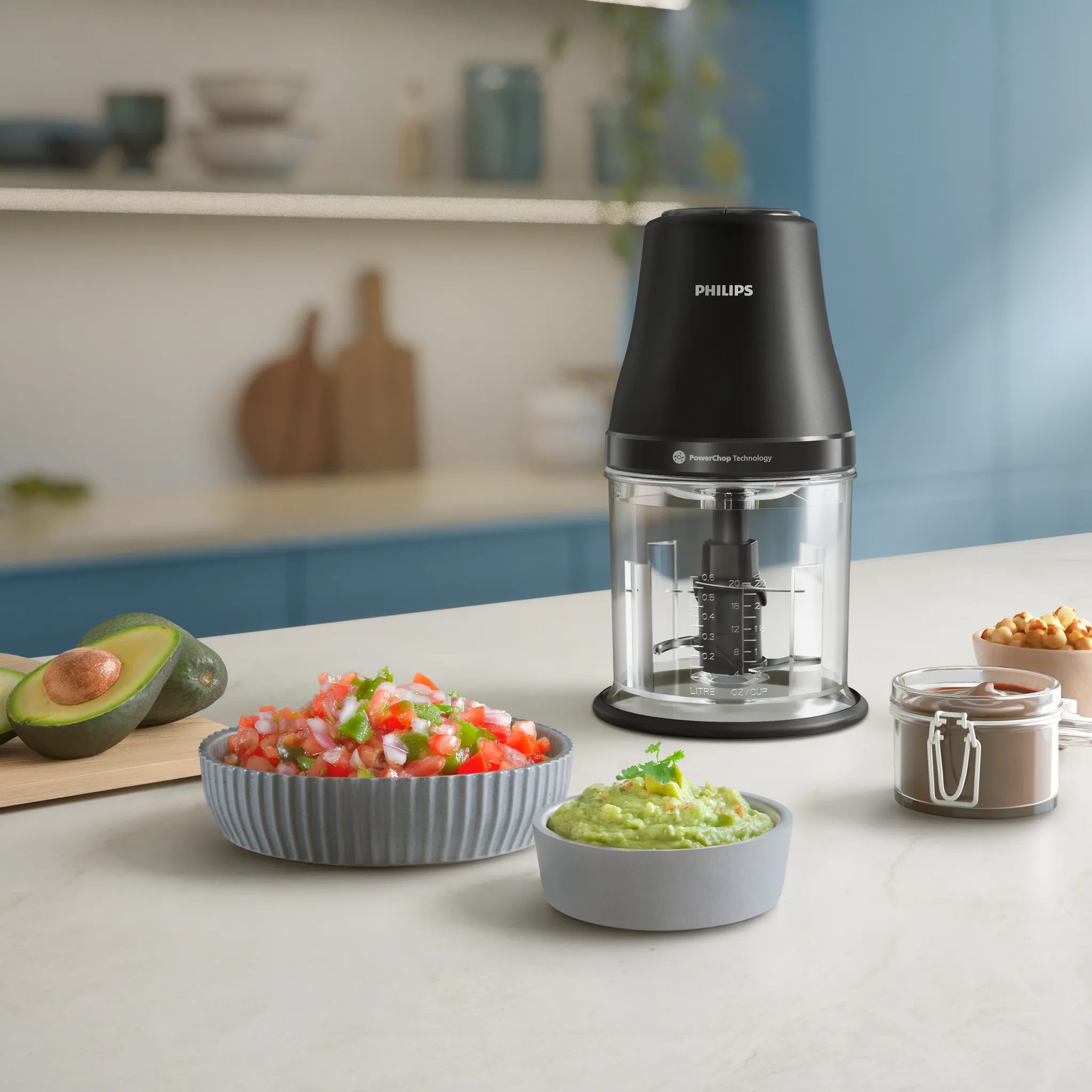 PHILIPS 3000 Series HR1501/00 aprító 1 literes tállal – 5. kép