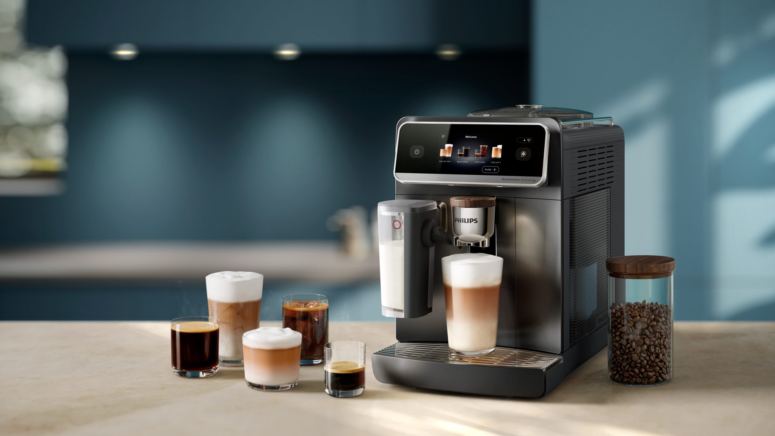 PHILIPS LatteGo Pro 8000 Series EP8757/12 automata kávéfőző érintőkijelzővel – 8. kép