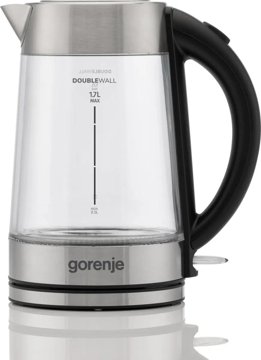 GORENJE K17GDWII üveg vízforraló 1,7 literes kapacitással