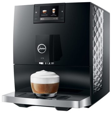 JURA C9 Piano Black (EA) automata kávéfőző Hot Brew és Light Brew funkcióval