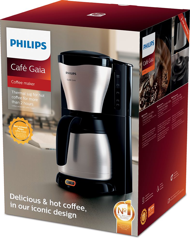 PHILIPS HD7546/20 filteres kávéfőző rozsdamentes acél termoszkannával – 5. kép