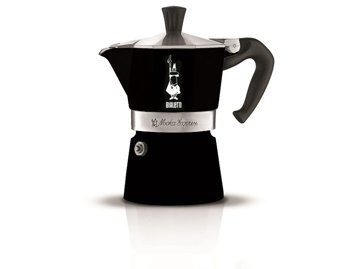 BIALETTI 0004952 Moka Express fekete alumínium kotyogós kávéfőző, 3 adagos