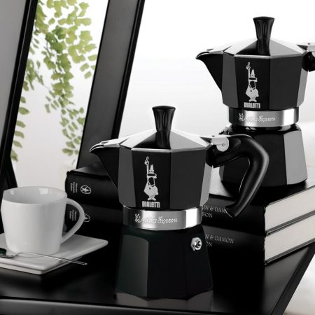 BIALETTI 0004952 Moka Express fekete alumínium kotyogós kávéfőző, 3 adagos – 5. kép