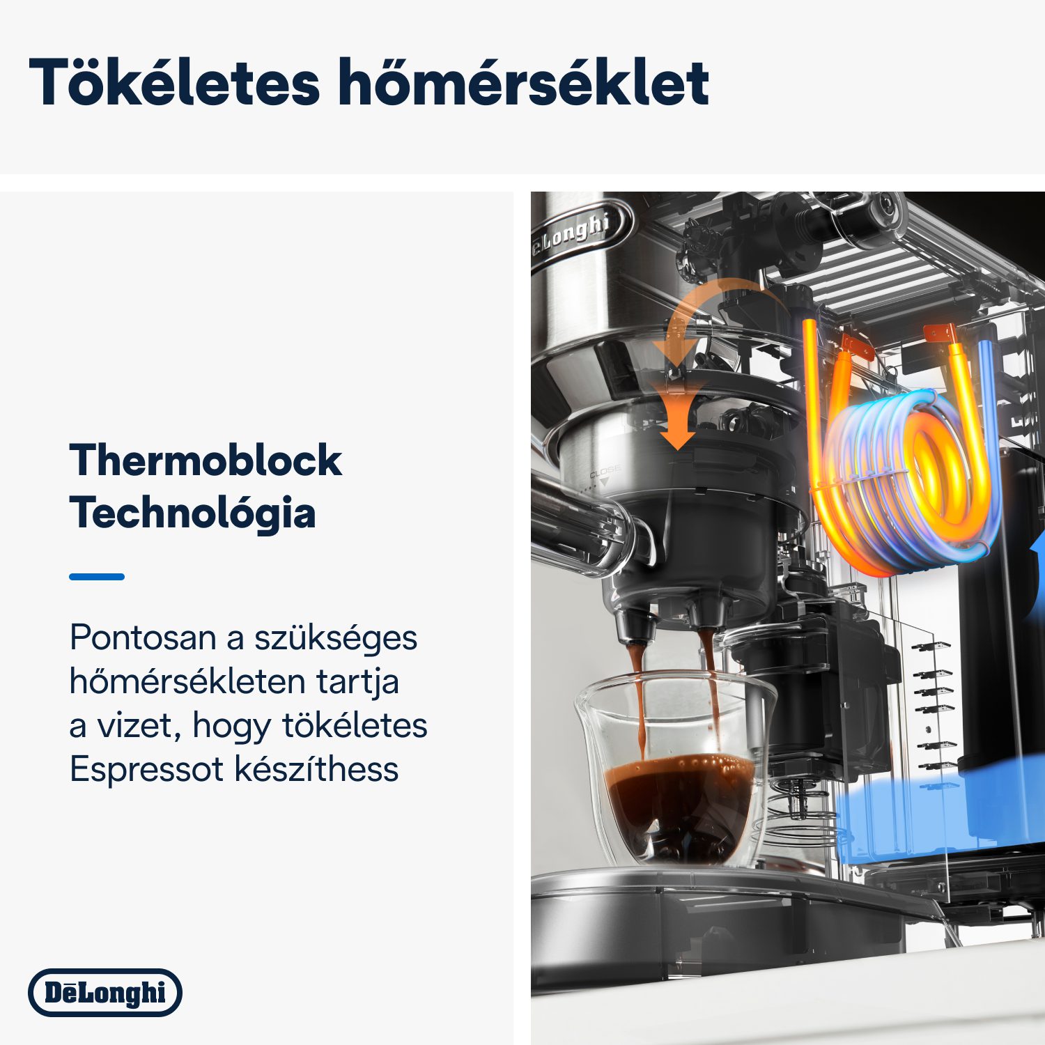 DE-LONGHI Dedica EC685.BK fekete karos eszpresszó kávéfőző – 5. kép