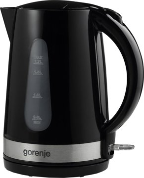 GORENJE K 17 BK fekete vízforraló vízkőszűrővel, 1,7 literes kapacitással