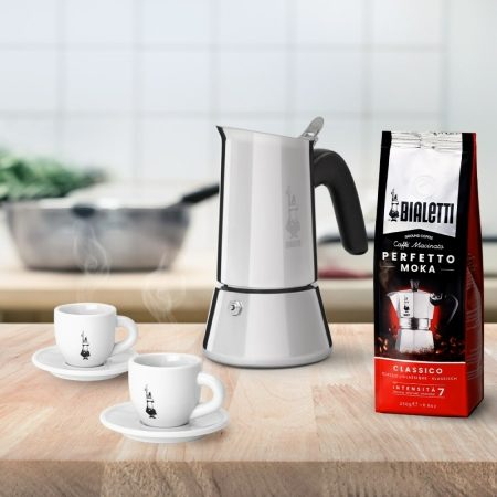 BIALETTI Venus 2 adagos rozsdamentes acél kotyogós kávéfőző – 3. kép