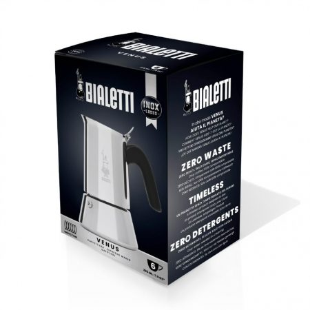 BIALETTI Venus 4 adagos rozsdamentes acél kotyogós kávéfőző – 3. kép