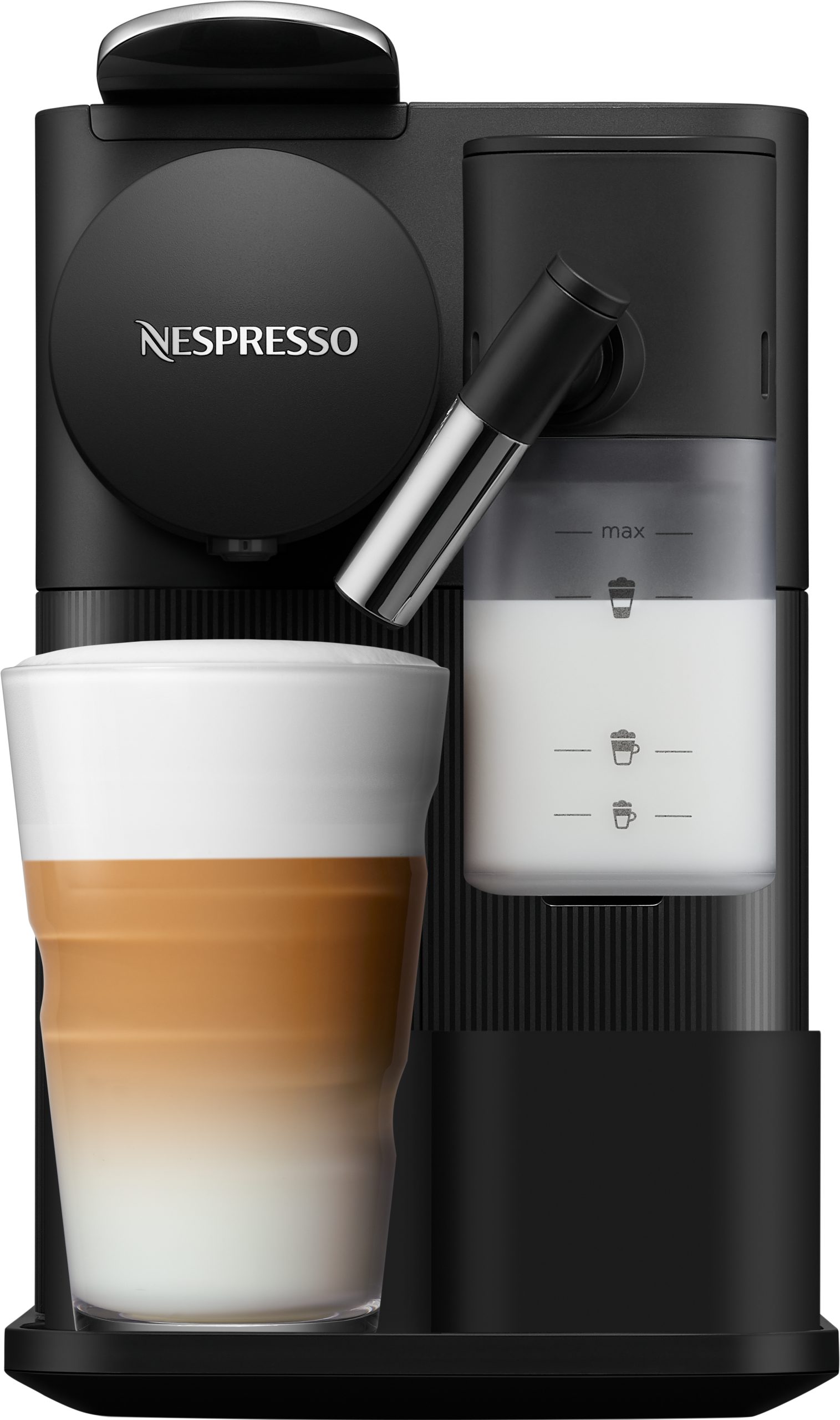 DE-LONGHI Nespresso Lattissima One EN510.B fekete kapszulás kávéfőző integrált tejhabosítóval