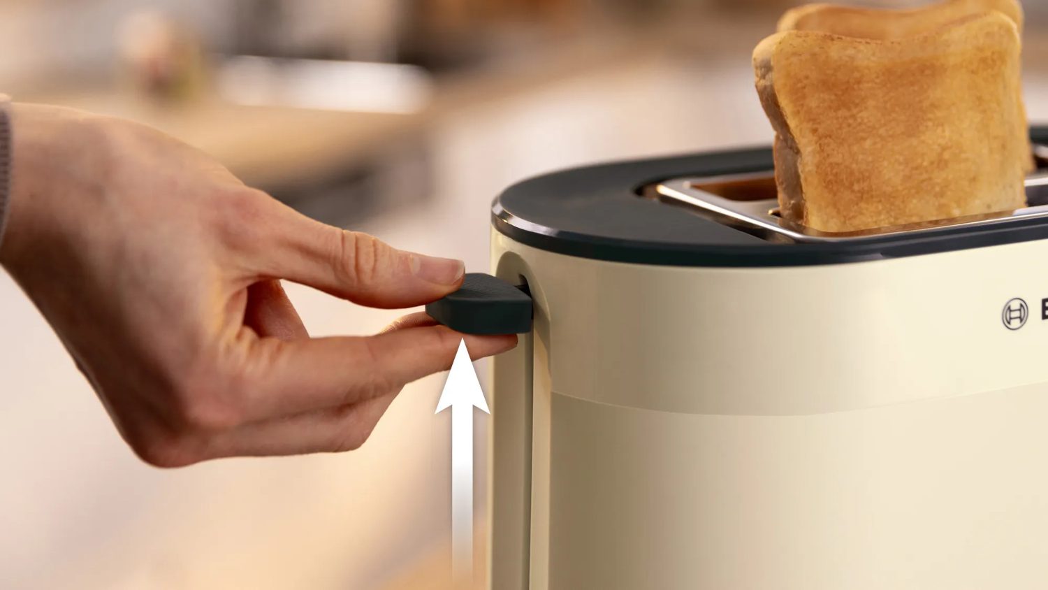BOSCH TAT2M127 MyMoment kenyérpirító, 2 szeletes, 950 W, krém – 3. kép