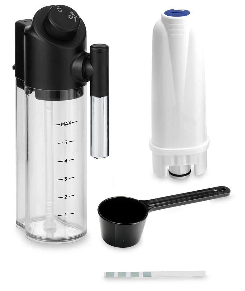 DE-LONGHI Magnifica Evo Next ECAM310.80.SB automata kávéfőző tejtartállyal, fekete-ezüst – 2. kép
