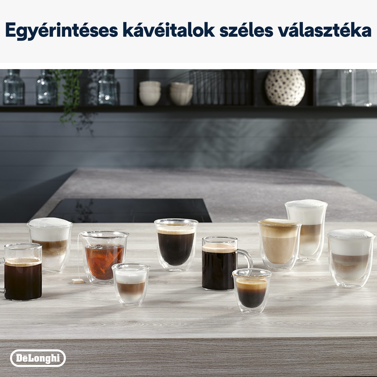 DE-LONGHI Magnifica Evo Next ECAM310.80.SB automata kávéfőző tejtartállyal, fekete-ezüst – 7. kép