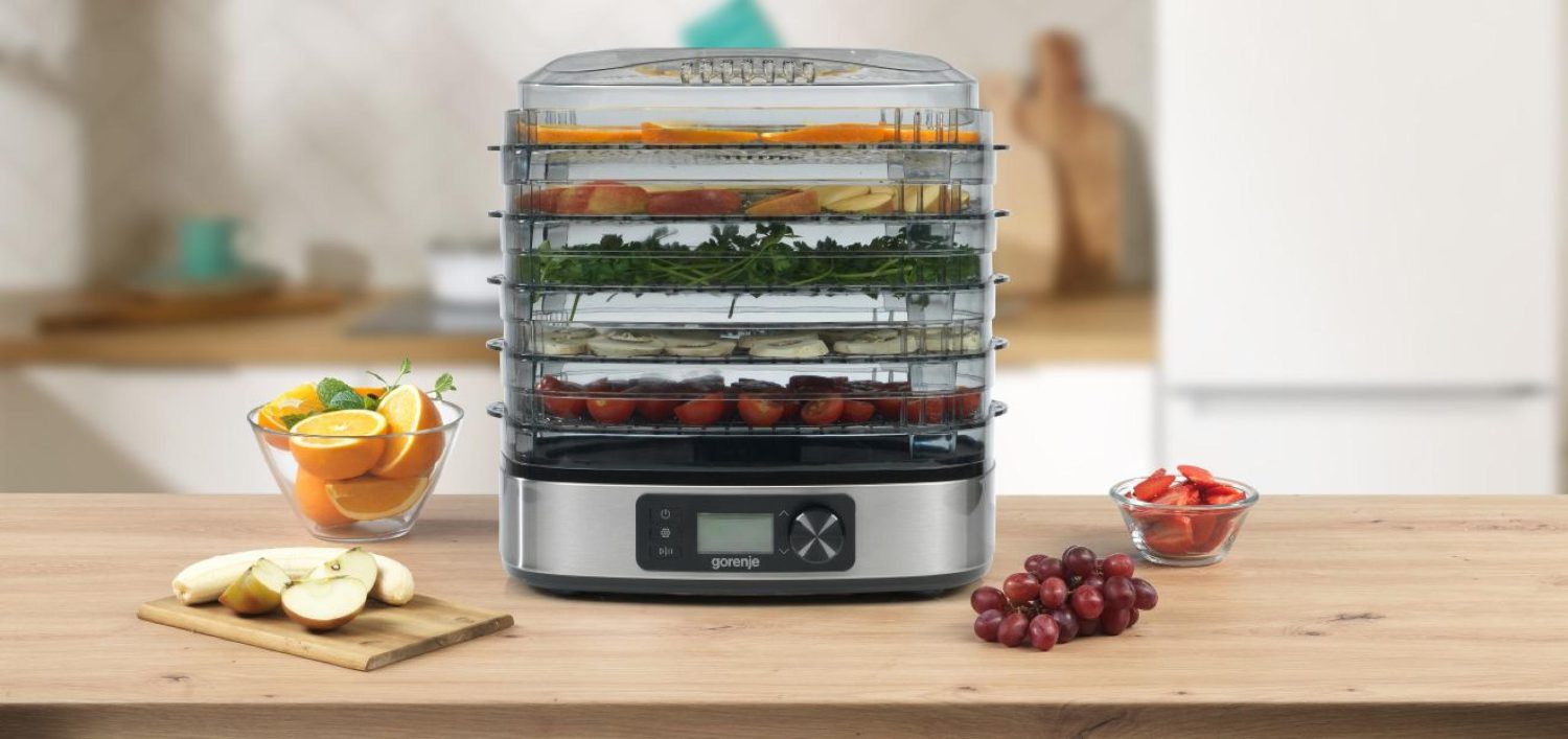 GORENJE FDK500DE gyümölcsaszaló 5 tálcával és LCD-kijelzővel – 5. kép