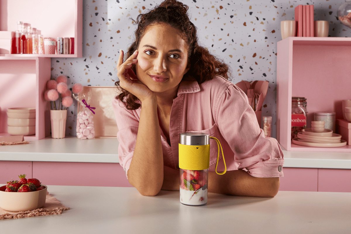 TEFAL BL1C0230 Lightmix hordozható smoothie mixer, sárga – 10. kép