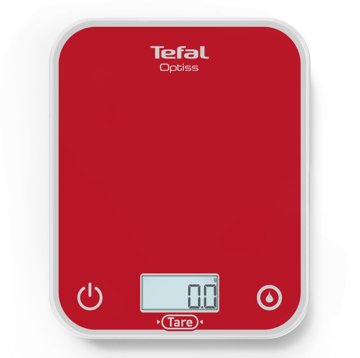 TEFAL BC50U3V0 Optiss piros konyhai mérleg 5 kg-os kapacitással