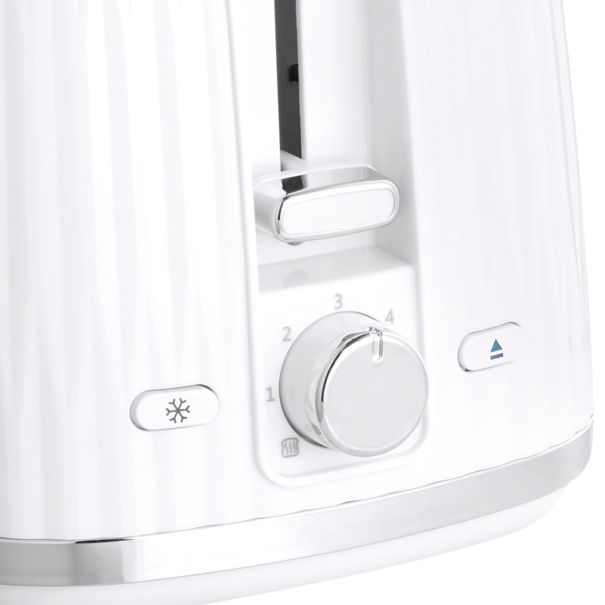 RUSSELL HOBBS 27370-56/RH Eden fehér, kétrekeszes kenyérpirító – 3. kép