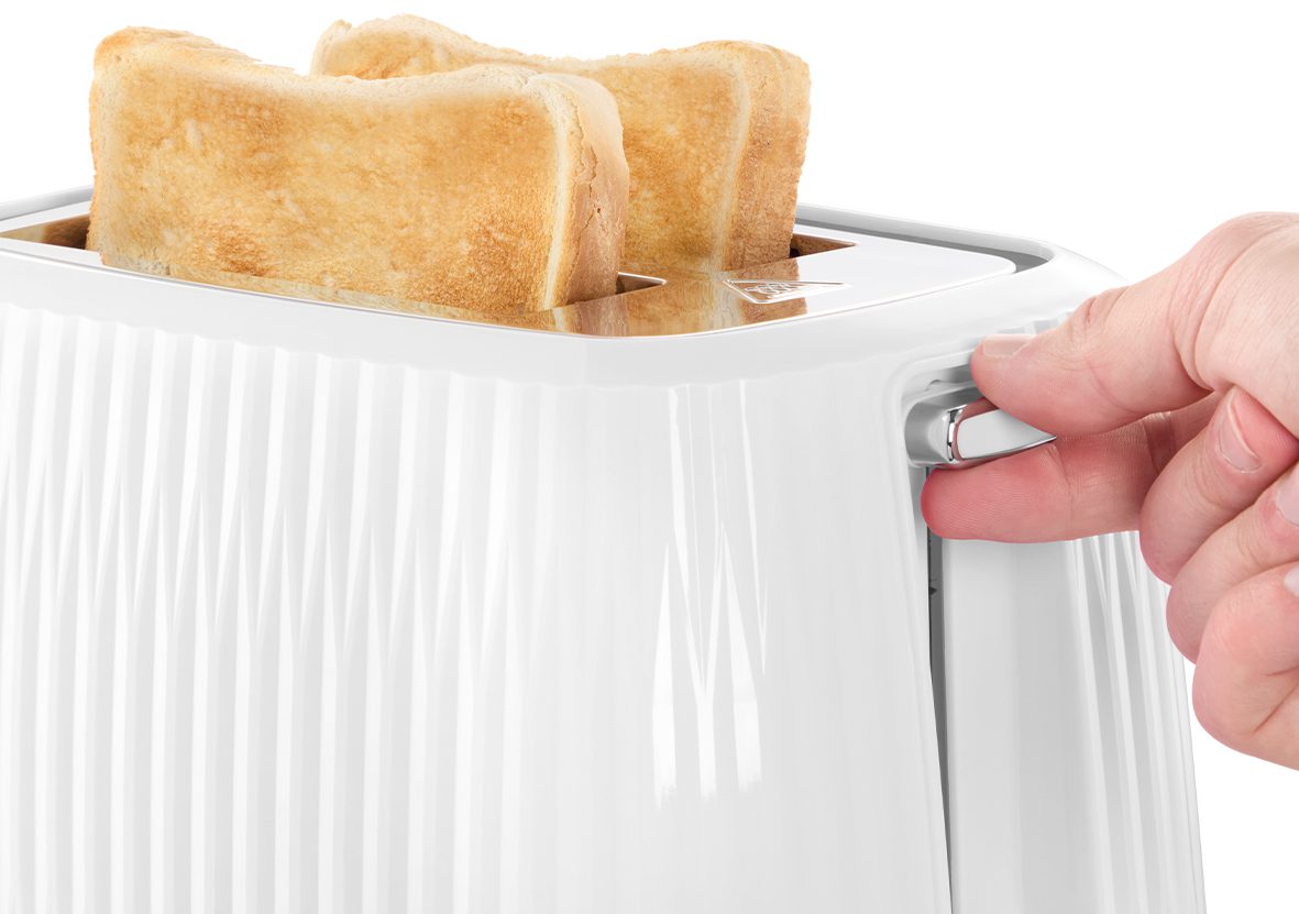 RUSSELL HOBBS 27370-56/RH Eden fehér, kétrekeszes kenyérpirító – 4. kép