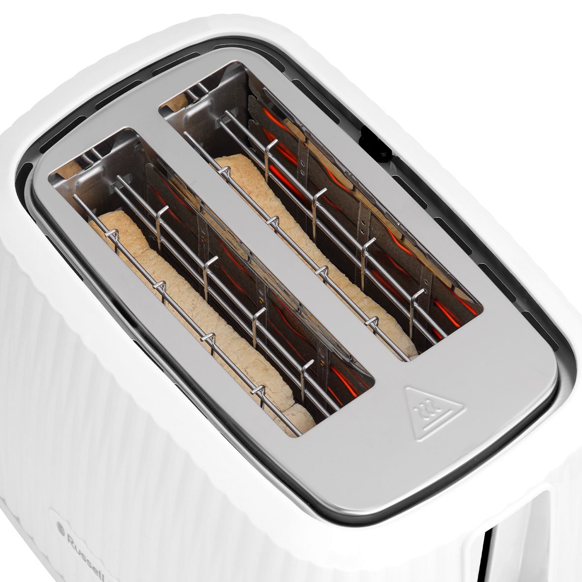 RUSSELL HOBBS 27370-56/RH Eden fehér, kétrekeszes kenyérpirító – 5. kép