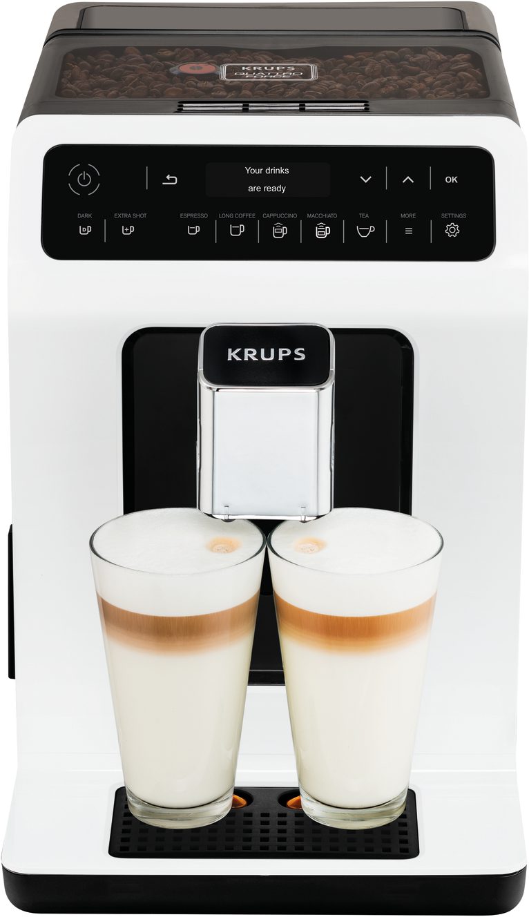 KRUPS EA890110 Evidence automata kávéfőző tejitalprogramokkal, fehér – 3. kép