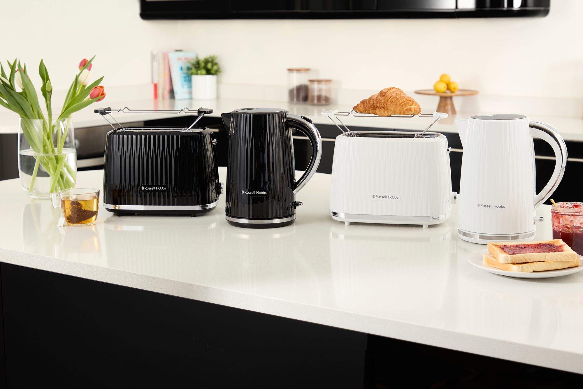 RUSSELL HOBBS 27371-56/RH Eden fekete, két szeletes kenyérpirító – 7. kép