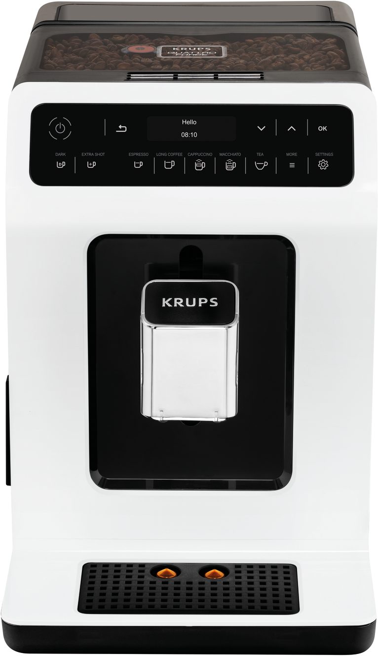 KRUPS EA890110 Evidence automata kávéfőző tejitalprogramokkal, fehér – 8. kép