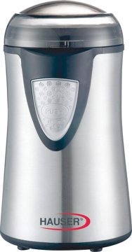 HAUSER G-742 inox kávédaráló rozsdamentes acél késekkel