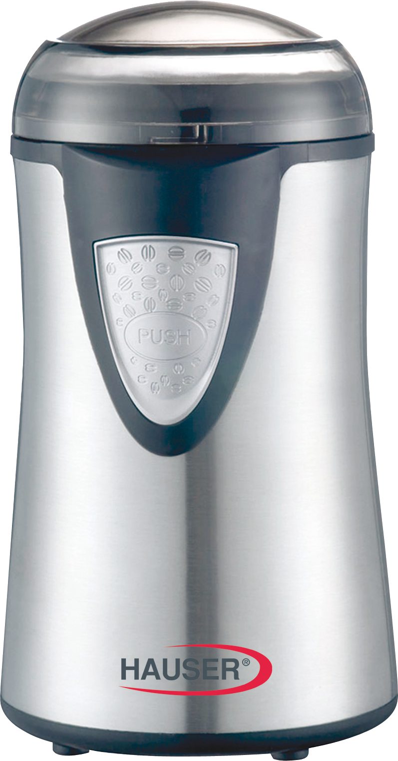 HAUSER G-742 inox kávédaráló rozsdamentes acél késekkel