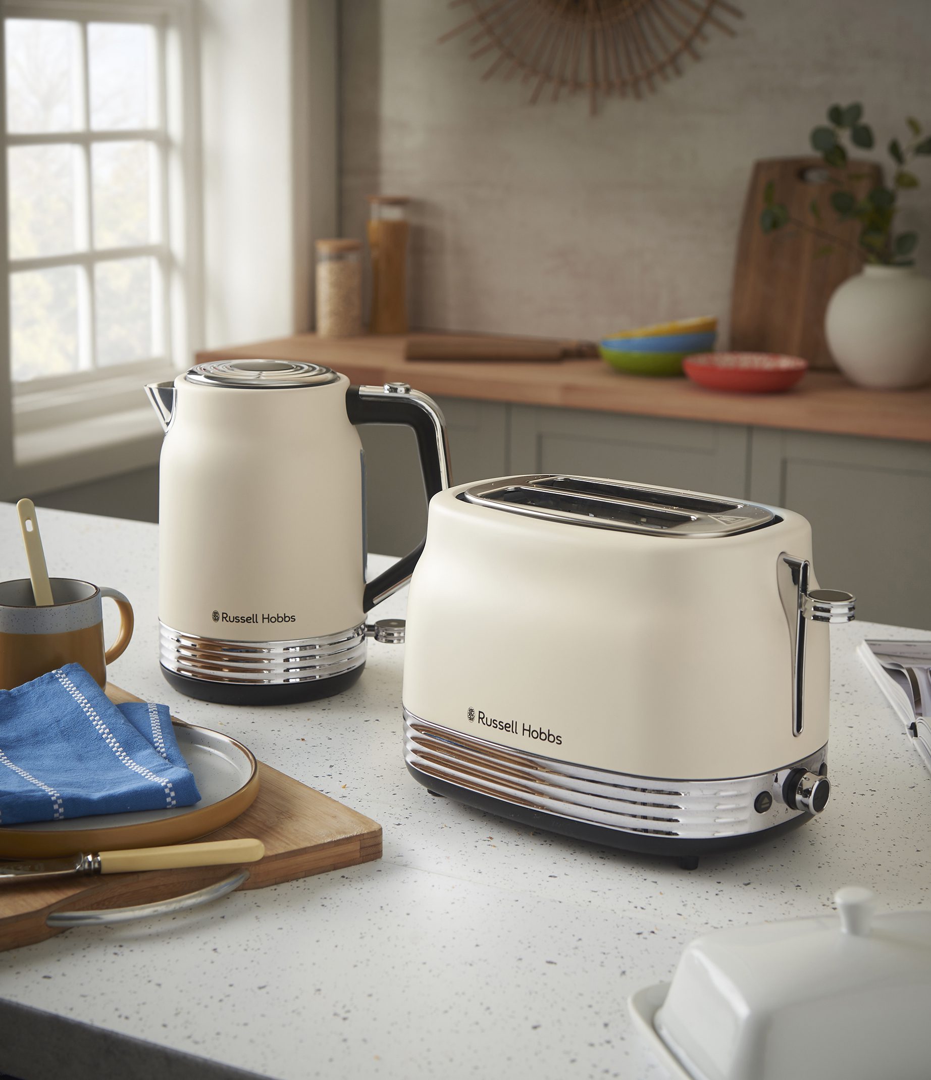 RUSSELL HOBBS 28650-56/RH Hanley Jasmine kétrekeszes kenyérpirító – 5. kép