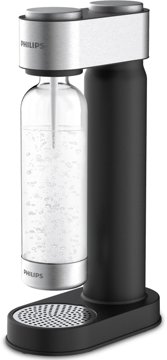 PHILIPS ADD4902BK GoZero Viva fekete szódagép 1 literes palackkal