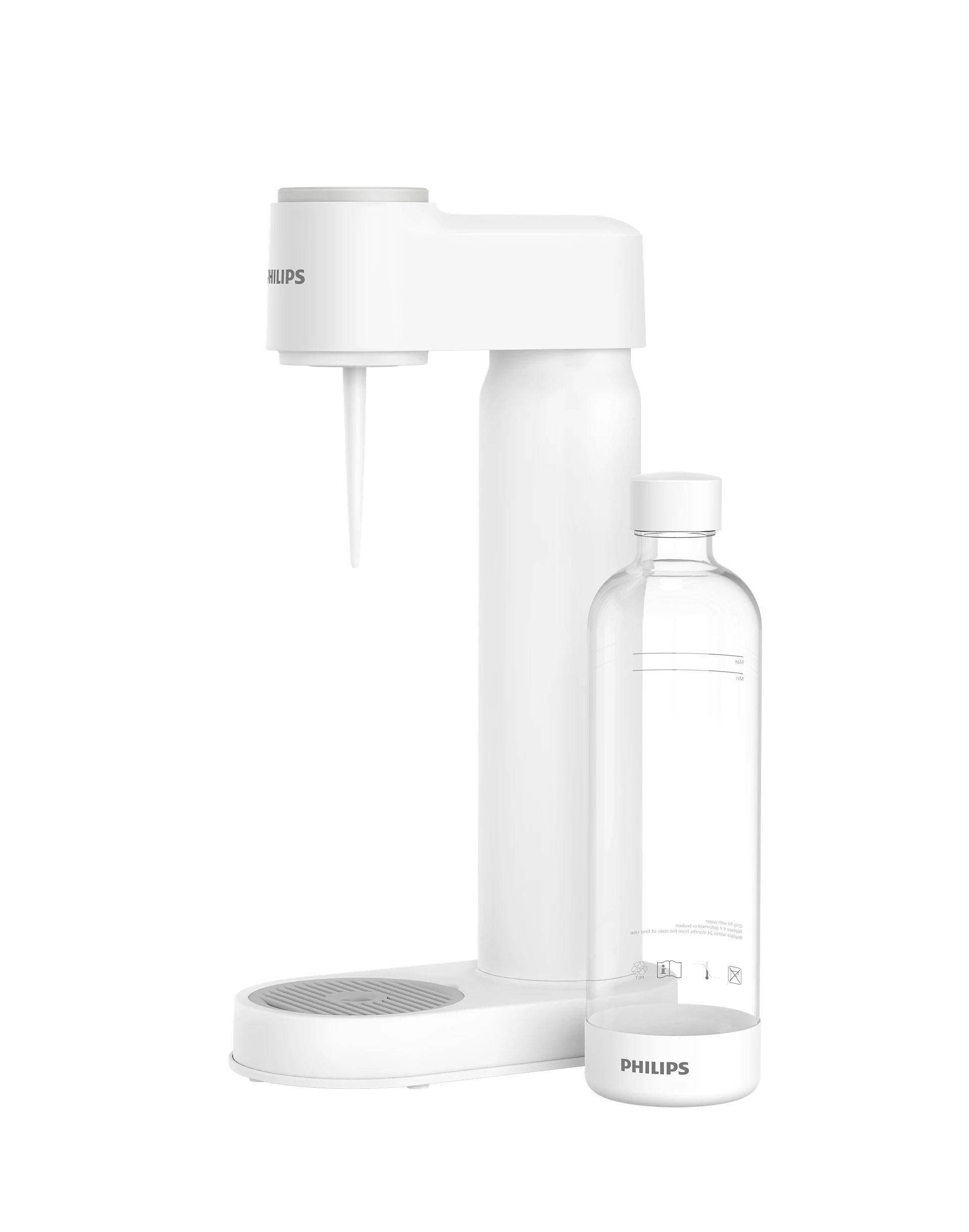 PHILIPS ADD4901 GoZero Lite fehér szódagép CO2-patronnal – 2. kép