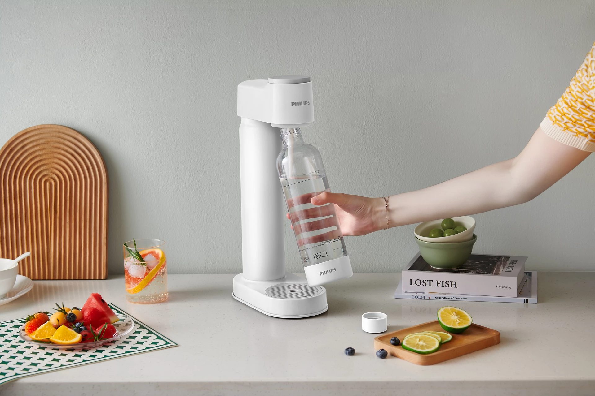 PHILIPS ADD4901 GoZero Lite fehér szódagép CO2-patronnal – 7. kép