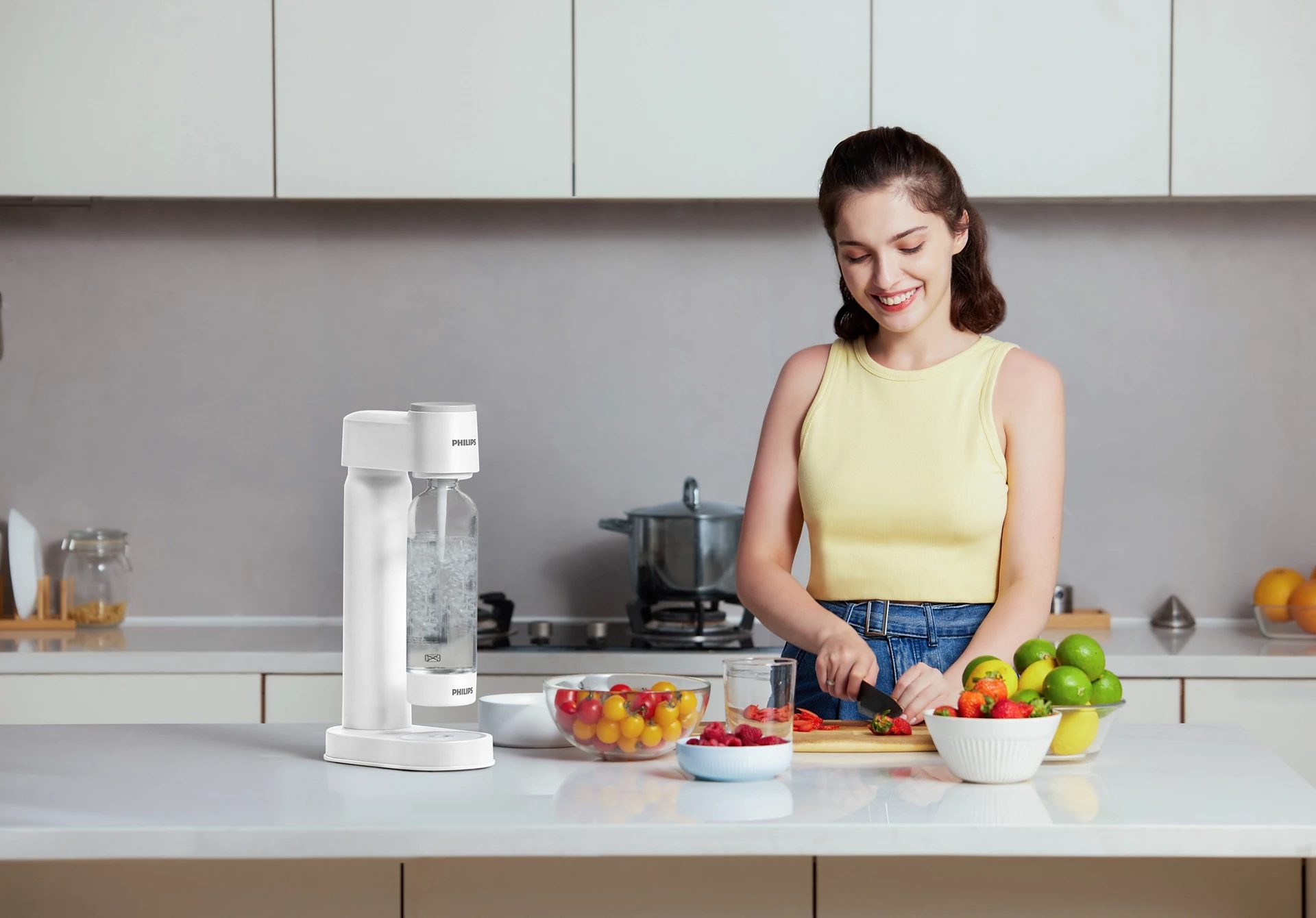 PHILIPS ADD4901 GoZero Lite fehér szódagép CO2-patronnal – 9. kép
