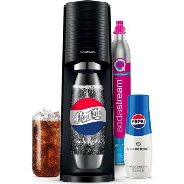 SODA STREAM SM TERRA fekete szódagép Pepsi Megapack csomaggal