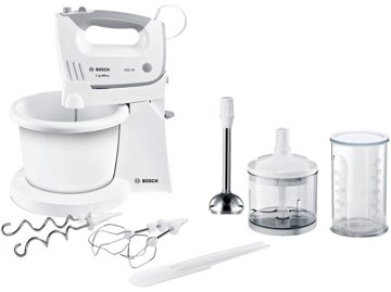BOSCH MFQ36490 fehér tálas mixer 450 W teljesítménnyel