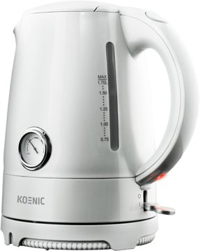 KOENIC KWK 4331 W vízforraló hőmérséklet-kijelzővel, 1,7 l