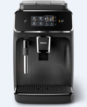 PHILIPS EP2220/10 Series 2200 automata kávéfőző integrált tejhabosítóval, matt fekete
