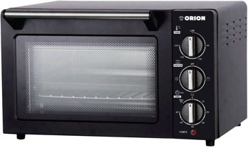 ORION OMK-2319 fekete mini grill és sütő 23 literes kapacitással