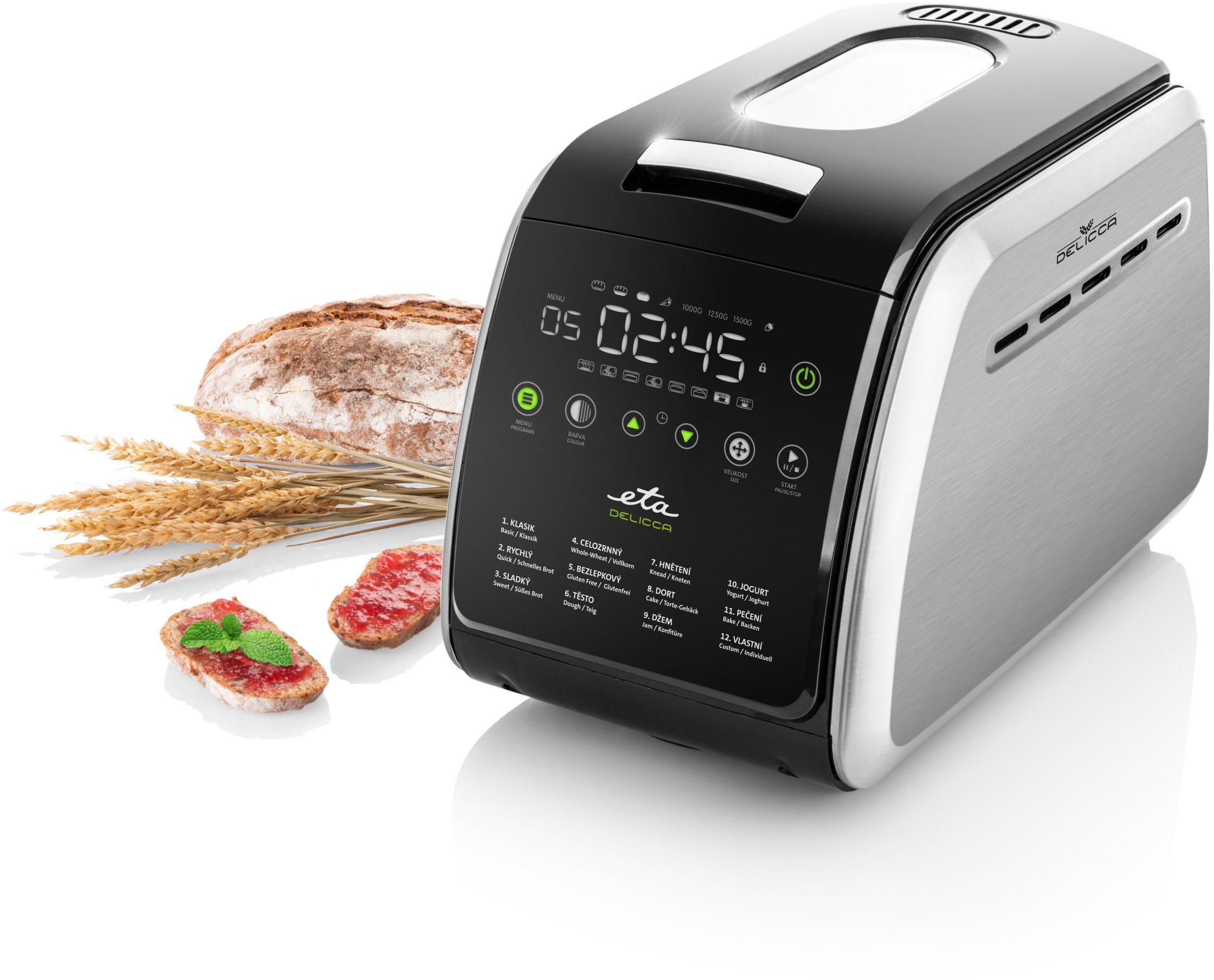 ETA 714990030 Delicca automata kenyérsütő 12 programmal, 850 W – 7. kép