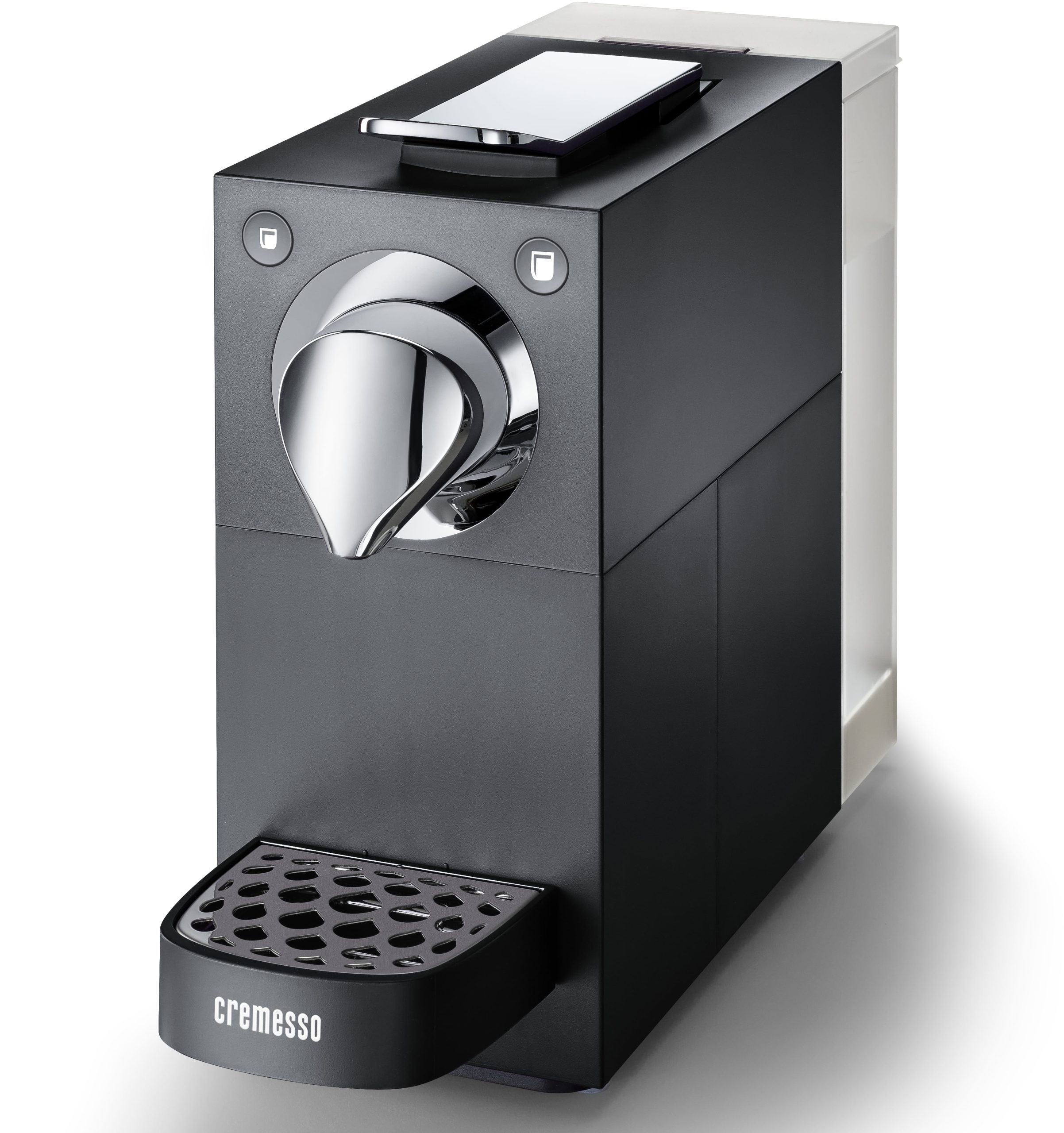 CREMESSO Una Automatic kapszulás kávéfőző 19 bar nyomással, fekete – 3. kép