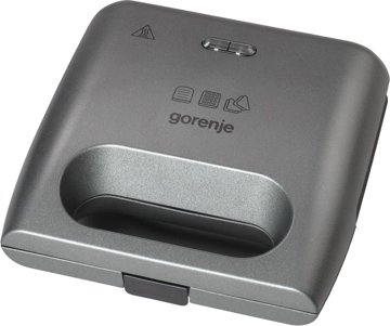 GORENJE SM703 szürke minigrill tapadásmentes, bordázott sütőlappal