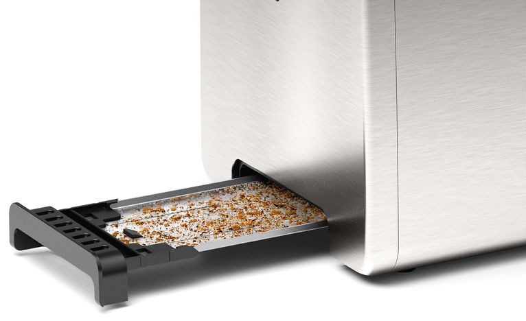 BOSCH TAT3P420 nemesacél kenyérpirító 2 réssel és zsemlemelegítővel – 4. kép