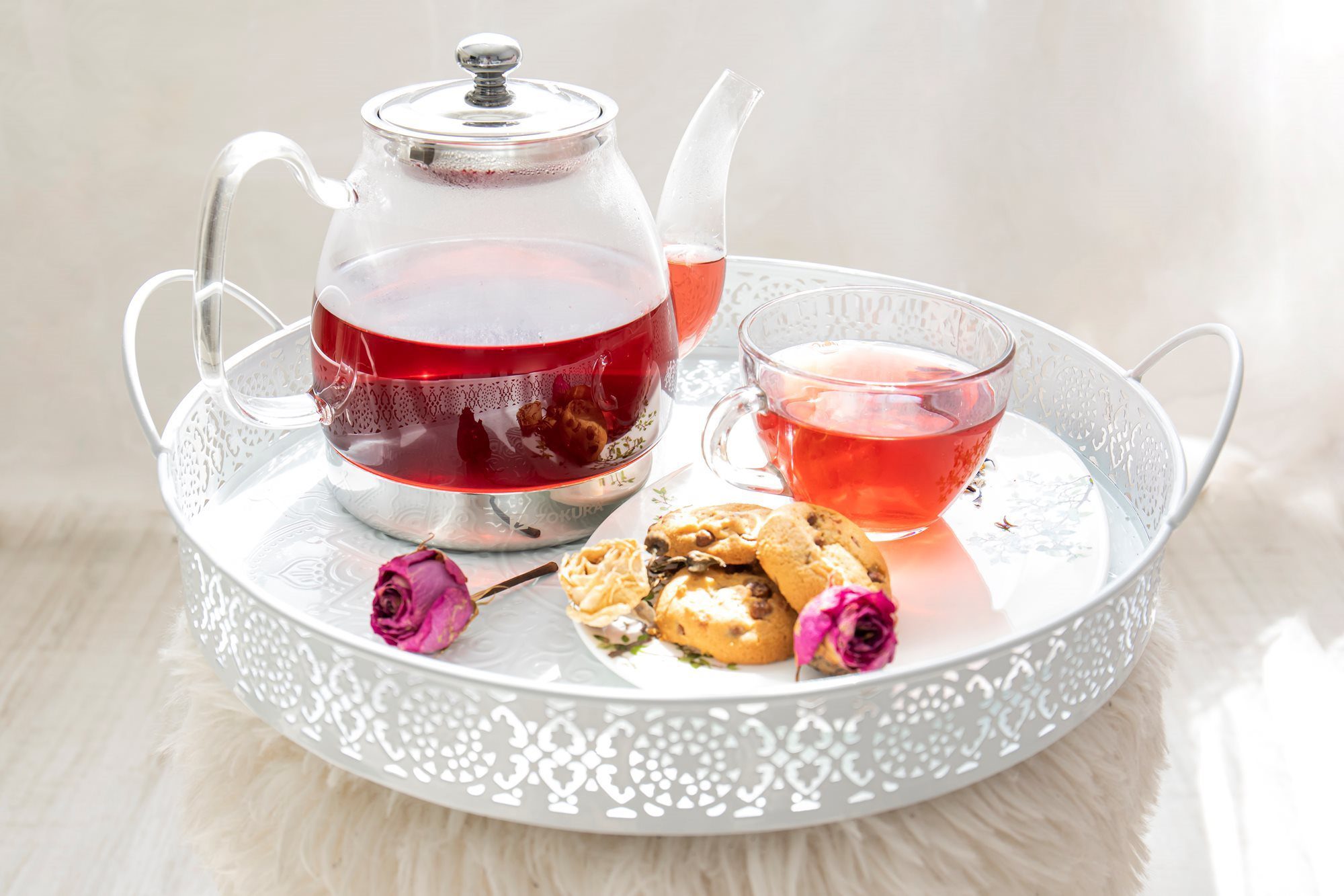 ZOKURA Z1008 hőálló üveg teafőző kivehető szűrővel, 1,5 l – 6. kép