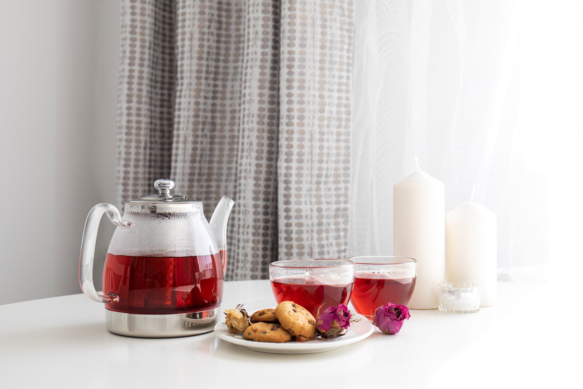 ZOKURA Z1008 hőálló üveg teafőző kivehető szűrővel, 1,5 l – 7. kép