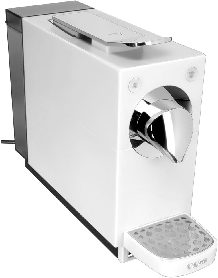 CREMESSO Una Automatic Pure White kapszulás kávéfőző 19 bar nyomással, fehér – 2. kép