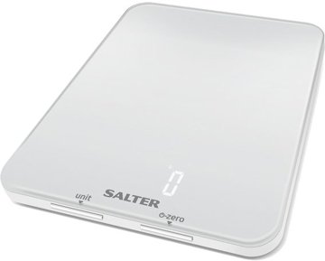 SALTER 1180WH Ghost fehér konyhai mérleg rejtett LED kijelzővel