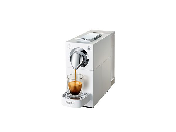 CREMESSO Una Automatic Pure White kapszulás kávéfőző 19 bar nyomással, fehér – 10. kép
