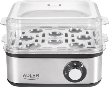 ADLER AD4486 inox tojásfőző 8 tojáshoz, 800 W