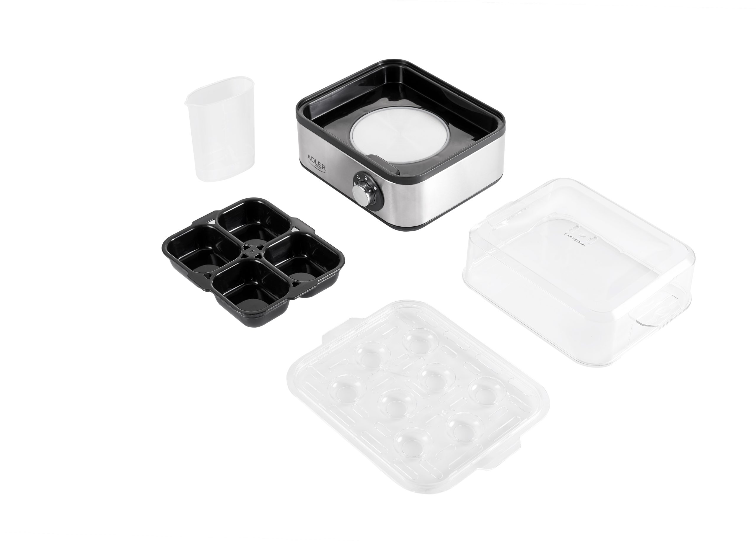 ADLER AD4486 inox tojásfőző 8 tojáshoz, 800 W – 3. kép