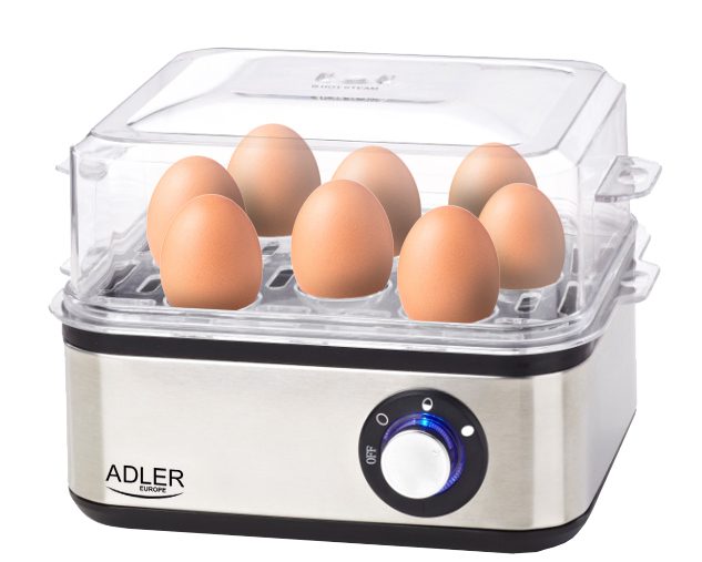 ADLER AD4486 inox tojásfőző 8 tojáshoz, 800 W – 6. kép